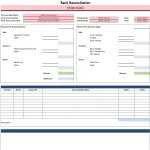 Free Excel Bank Reconciliation Template Download with regard to Reconciling A Bank Statement Worksheet