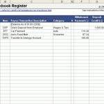 Free Excel Checkbook Register – Printable Regarding Excel Checkbook Register Budget Worksheet