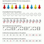 Free Kindergarten Worksheets Spot The Patterns Regarding Patterns Worksheet For Kindergarten
