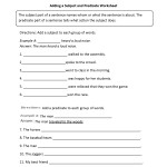 Free Printable Subject Predicate Worksheets 2Nd Grade - Lexia'S Blog in Subjects And Predicates Worksheet