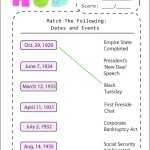 Free Printable The Great Depression Worksheets [Pdf] – Printables Hub Inside The Great Depression Worksheet