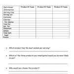 Free Reading Food Labels Worksheet | 2020Vw Regarding Reading Food Label Worksheet