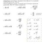 Free Square Root Worksheets Pdf And Html – Algebra 2 Simplifying Square In Square Root Worksheet Pdf