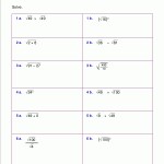 Free Square Root Worksheets (Pdf And Html) Regarding Estimating Square Root Worksheet