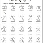 Free Winter Counting By 5S Worksheet – Free4Classrooms With Regard To Count By 5s Worksheet