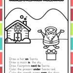 Free Winter Following Directions Worksheet For Following Directions Worksheet Kindergarten