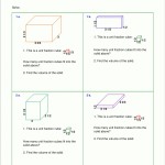 Free Worksheets For The Volume And Surface Area Of Cubes — Db Excel Intended For Surface Area And Volume Worksheet