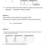 Gases Test Worksheet Intended For Behavior Of Gases Worksheet