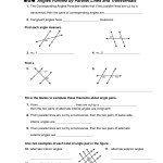 Geometry 3 2 Practice Angles And Parallel Lines Worksheet Answers - Angle Guru inside Lines And Angles Worksheet