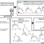 Geometry Maths Differentiated Worksheets intended for Law Of Cosines Worksheet