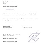 Geometry Name Practice – Segments In Midpoint And Distance Formula Worksheet