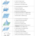 Geometry Worksheet 11 Name Points Lines And Planes Per — Db Excel In Points Lines And Planes Worksheet