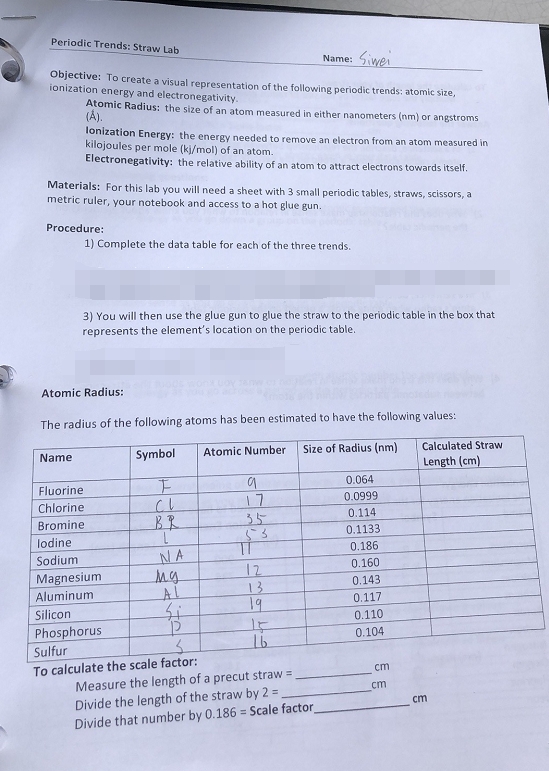 Gizmo Lab Periodic Trends Answer Key + My Pdf Collection 2021 With Worksheet Periodic Trends Answers