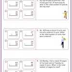 Grade 2 Addition Word Problems Worksheets |Www.grade1To6 With Regard To Algebra 2 Word Problems Worksheet