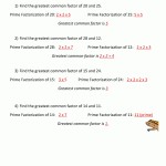 Grade 5 Factoring Worksheets Greatest Common Factor Of Two Numbers K5 For Factoring Greatest Common Factor Worksheet
