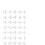 Grade 5 Math Worksheet Fractions Subtract Mixed Numbers Unlike With Adding Mixed Numbers Worksheet