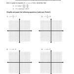 Graph Using Intercepts Worksheet Within Slope From A Graph Worksheet