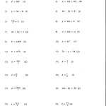 Graphing Linear Systems Worksheet With Systems Of Linear Equations Worksheet