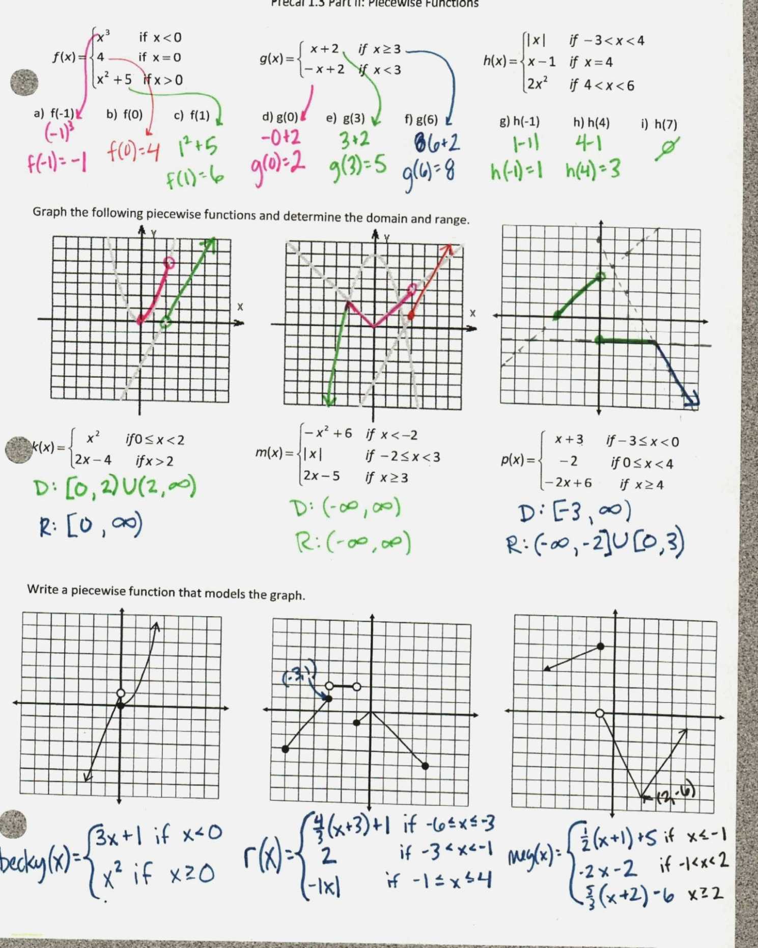 Graphing Quadratic Functions Worksheet Answer Key — Db-Excel in Quadratic Functions Worksheet With Answers
