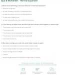 Heat And Temperature Worksheet with Heat And Temperature Worksheet