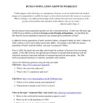 Human Population Growth Worksheet Answer pertaining to Population Growth Worksheet Answers