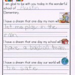 I Have A Dream Speech Text Printable – Exemple De Texte Within I Have A Dream Worksheet