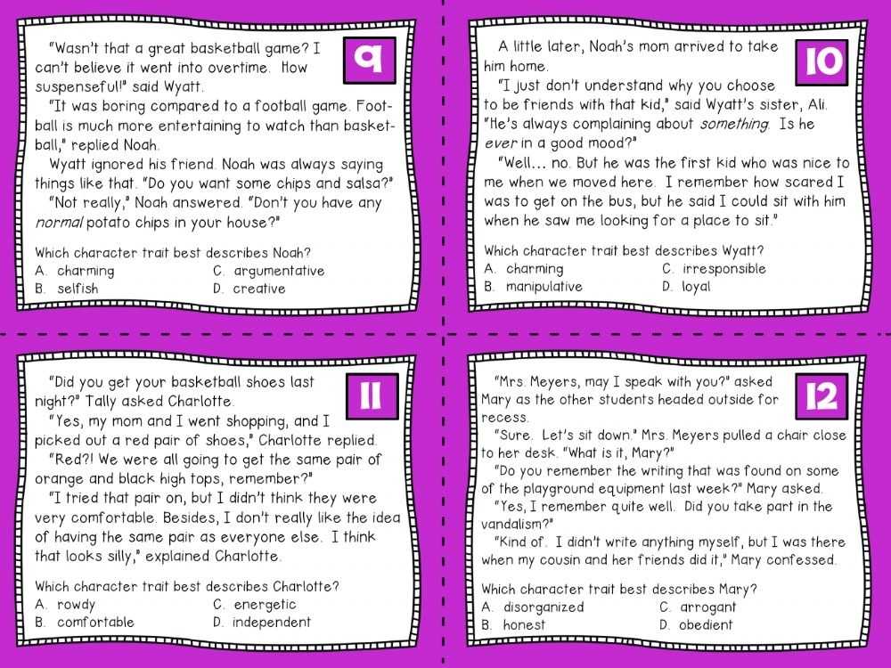 Identifying Character Traits Worksheet within Identifying Character Traits Worksheet