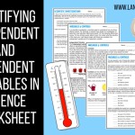 Identifying Independent And Dependent Variables In Science Worksheet Within Independent And Dependent Variables Worksheet