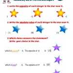 Integers And Absolute Value Worksheet Inside Integers And Absolute Value Worksheet