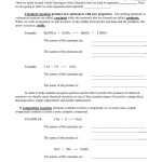 Introduction To Chemical Reactions Worksheet — Excelguider regarding Introduction To Chemistry Worksheet