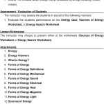 Introduction To Energy Worksheet Answer Key — Db Excel In Introduction To Energy Worksheet