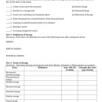 Introduction To Energy Worksheet — Db Excel Inside Introduction To Energy Worksheet