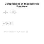 Inverse Trigonometric Functions: Compositions Of Trigonometric Intended For Inverse Trigonometric Functions Worksheet
