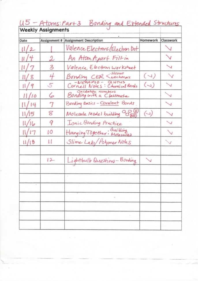 Ionic And Covalent Bonding Worksheet With Answers — Db Excel In Ionic And Covalent Bonding Worksheet