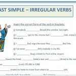 Irregular Verbs Worksheet Elementary Pdf – Verbs Worksheet Inside Irregular Verbs Worksheet Pdf