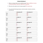 Isotope Practice Worksheet Answers Throughout Isotope Practice Worksheet Answers
