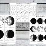 Kindergarten Worksheets And Games: Free Moon Phases Worksheets regarding Phases Of The Moon Worksheet