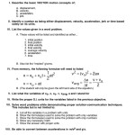 Kinematics Worksheet With Answers - Promotiontablecovers inside Kinematics Practice Problems Worksheet