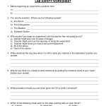 Lab Safety Worksheet Pdf | Worksheet For Education in Lab Safety Worksheet Pdf