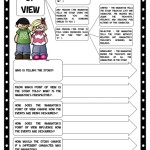 Language Worksheets For 3Rd Grade With Point Of View Worksheet 11
