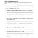 Latitude And Longitude Worksheet Answer Key — Db Excel With Latitude And Longitude Worksheet Answers