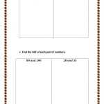 Lcm And Gcf Worksheet Throughout Gcf And Lcm Worksheet