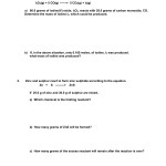 Limiting Reagent Worksheet 1 Answers – Worksheet For Limiting Reactant Worksheet Answers