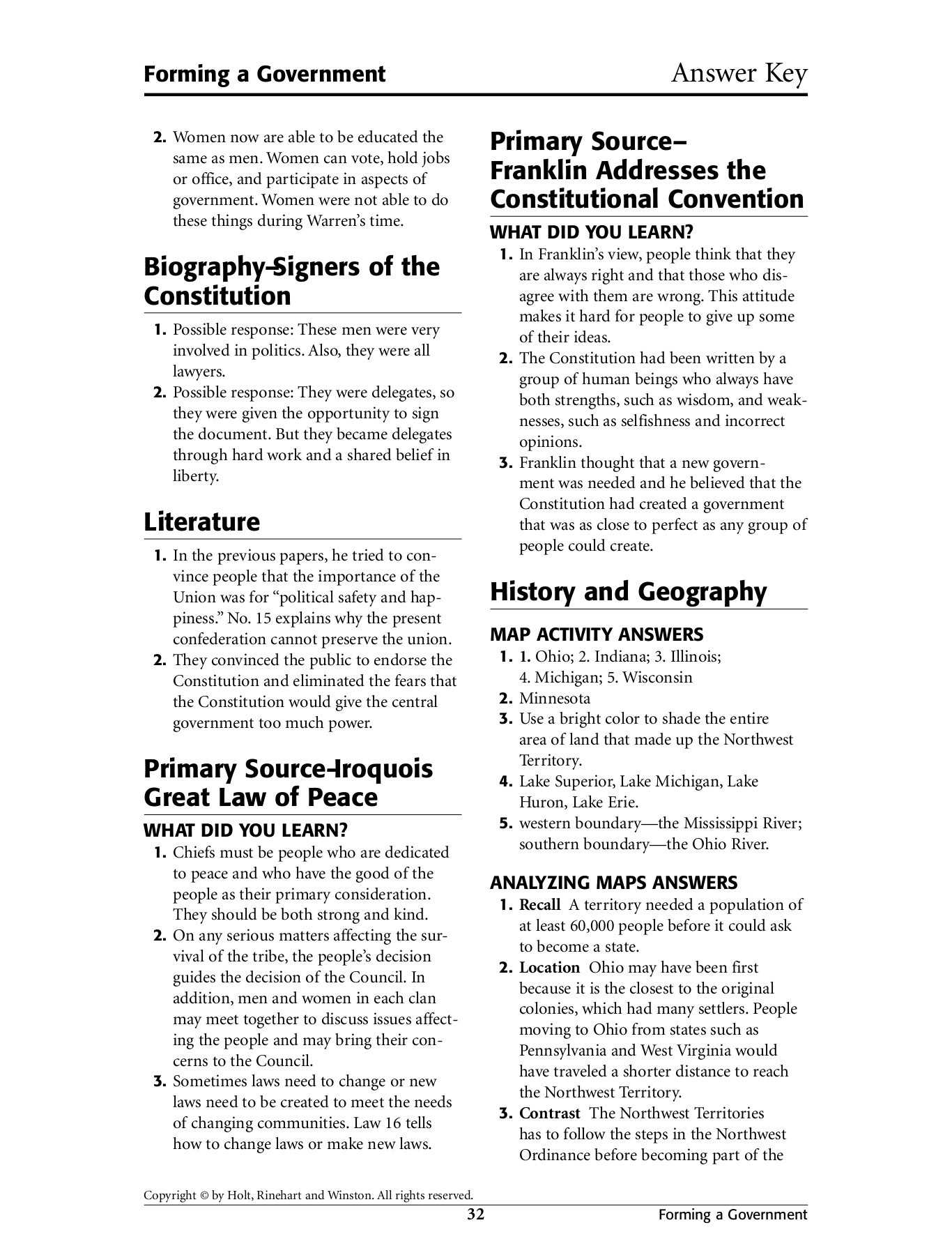 ((Link)) Chapter 8 Section 3 Ratifying The Constitution Worksheet Answers pertaining to Constitutional Principles Worksheet Answers