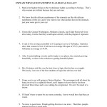 Logical Fallacies Worksheet With Answers inside Logical Fallacies Worksheet With Answers