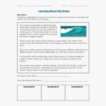 Main Idea And Details In Nonfiction Text – 2Nd Grade Ocean Worksheets, Hd Png Download – Kindpng With Regard To Main Idea Worksheet 2nd Grade