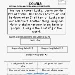 Main Idea And Details Worksheets 4Th Grade Pertaining To Main Idea Worksheet 4Th Grade