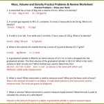 Mass Volume And Density Worksheet Answers Uncategorized : Resume Examples For Mass Volume Density Worksheet