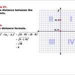 Math Example: Distance Formula: Example 21 | Media4Math Inside Distance Formula Worksheet Geometry