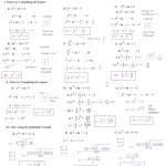 Math Plane – Completing The Square & Quadratic Formula Pertaining To Completing The Square Practice Worksheet